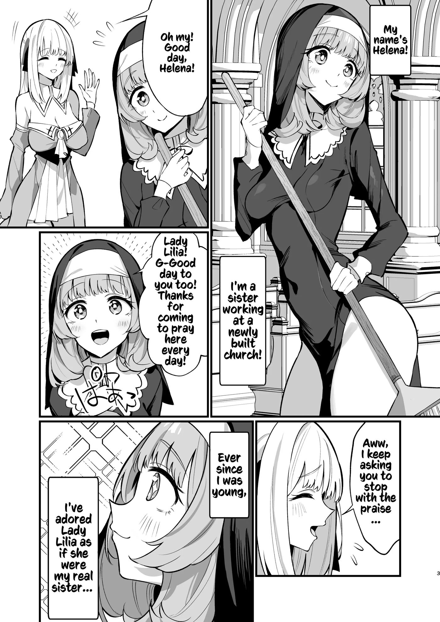 A Sister's Absolute Defeat Until An Innocent Nun Enters Heat And Indulges In Passionate Mating Sex Chapter 1000 Page 3